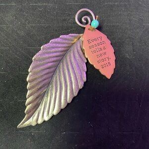 Silver and Gold Leaf Wall Decor